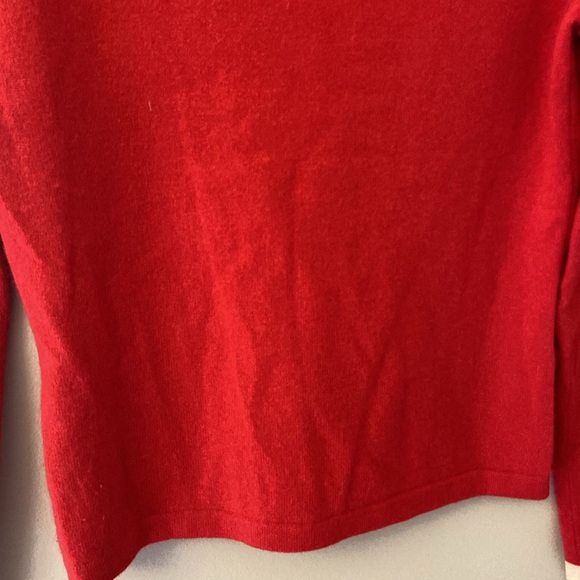 💜 Cxd London Red Cashmere Sweater women’s size small - Picture 5 of 8